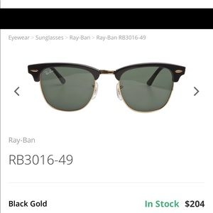 Ray-ban clubmaster classic